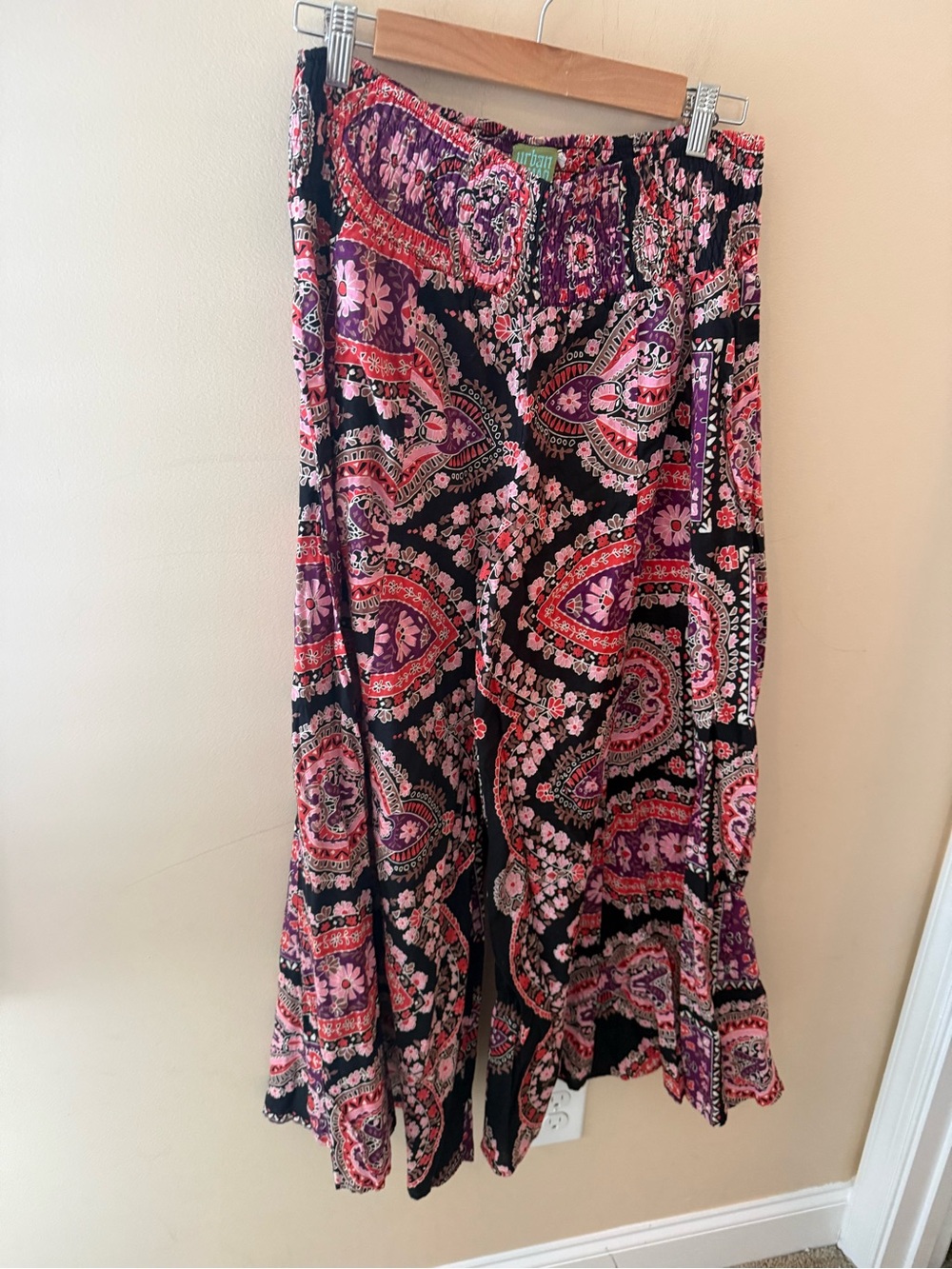 Urban Nomad Wide Leg Palazzo Print Pants size M/L